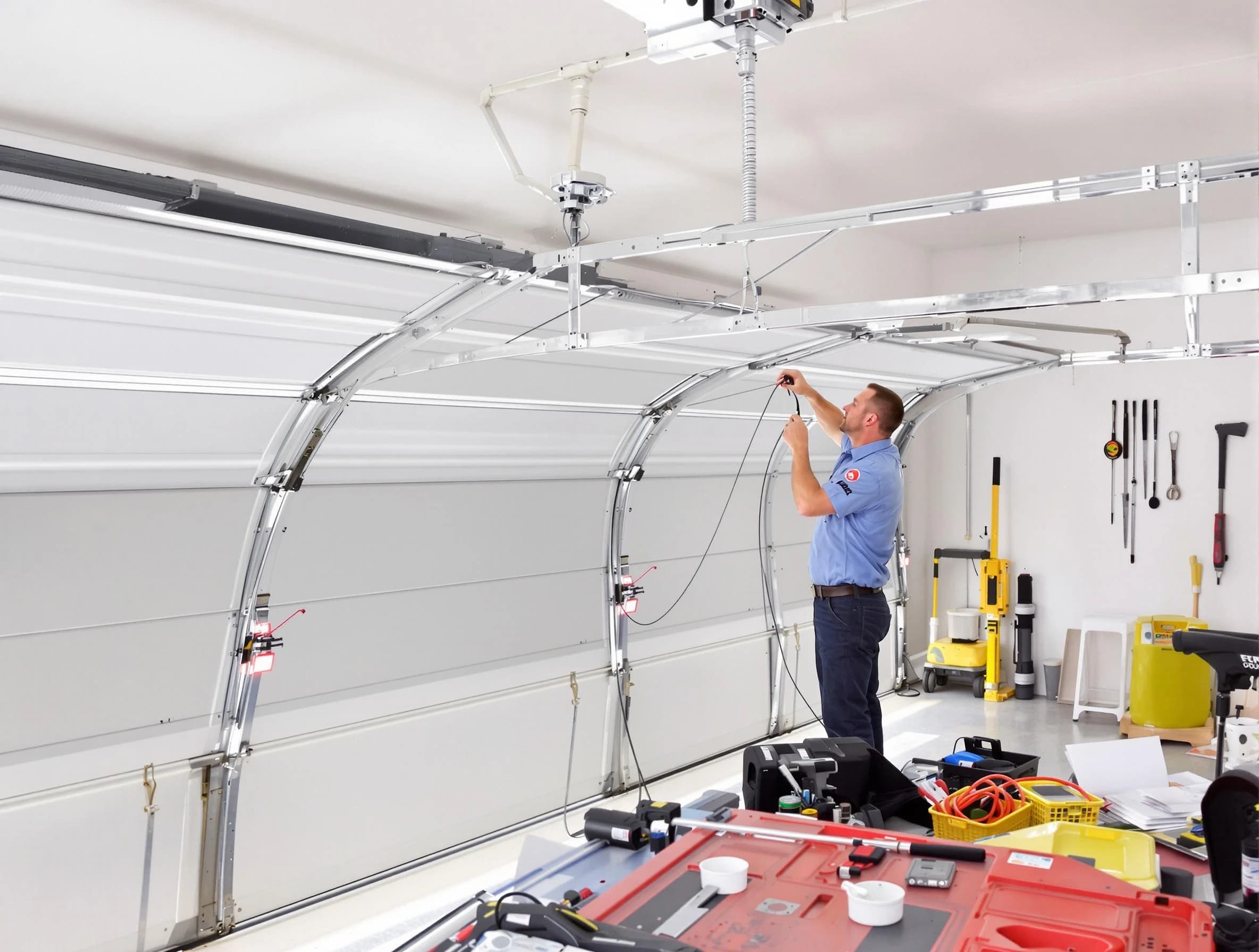Garage door cable repair service by Rockwood Garage Door Repair in Rockwood