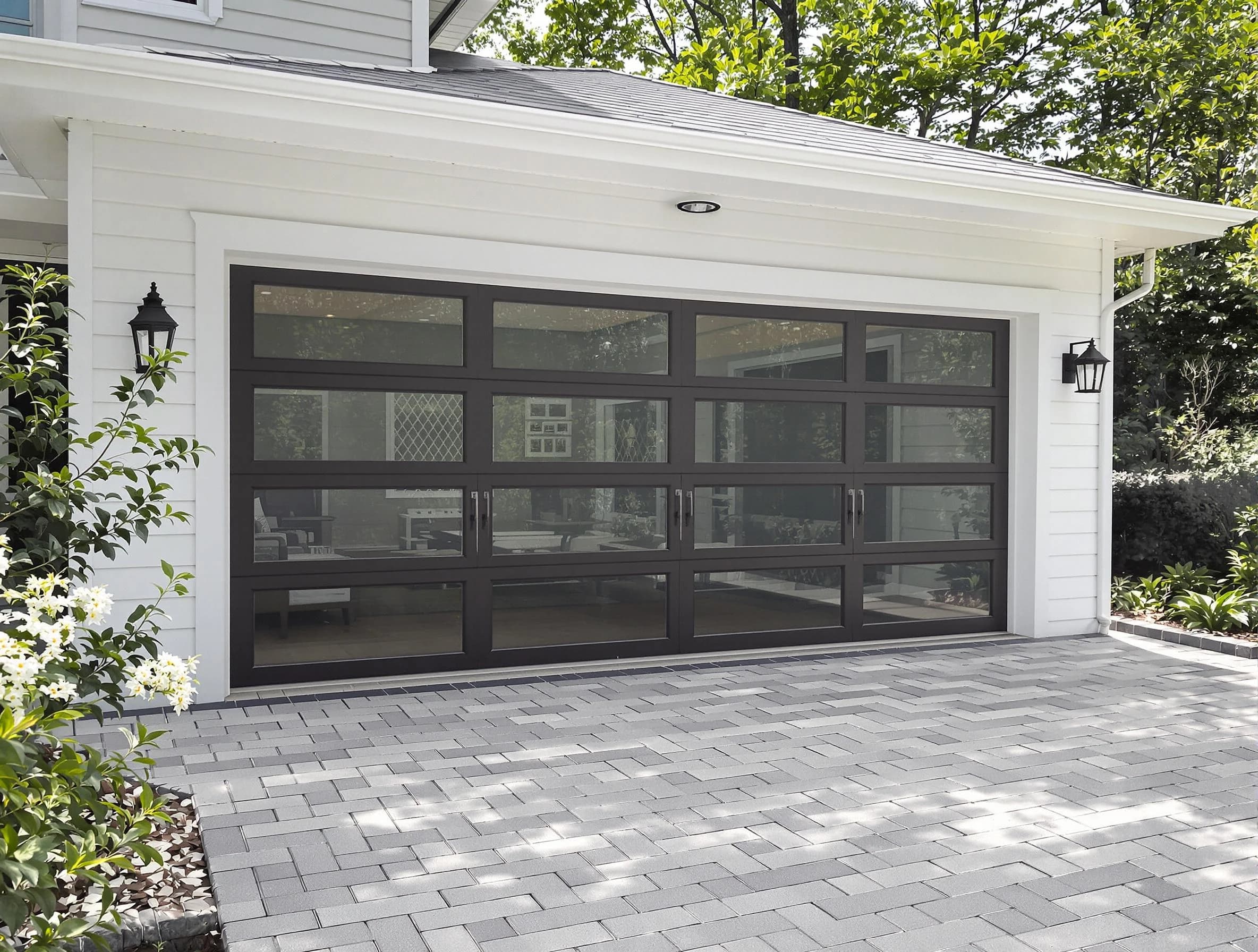 Rockwood Garage Door Repair design specialist presenting custom garage door options to Rockwood homeowner