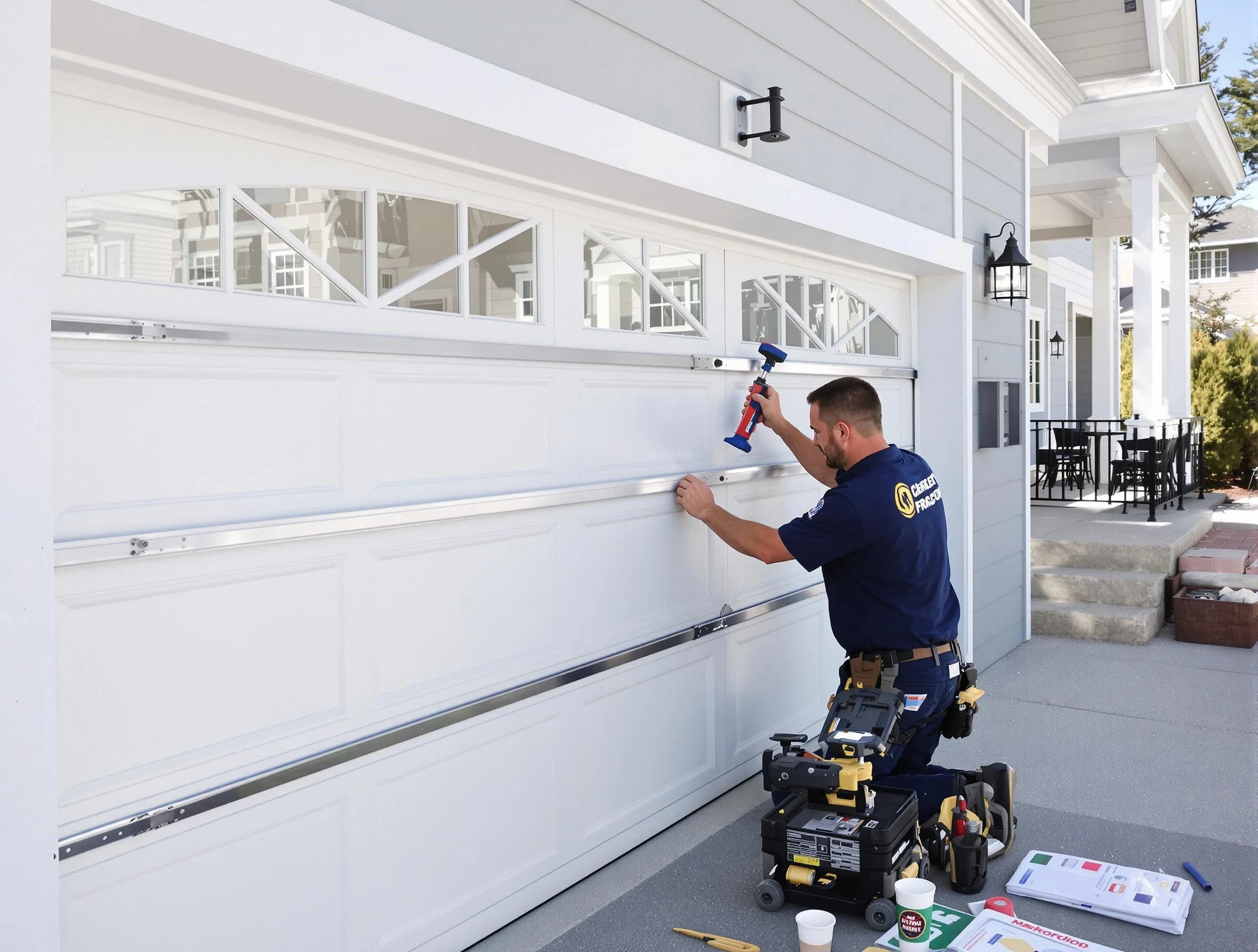 Professional garage door installation by Rockwood Garage Door Repair in Rockwood