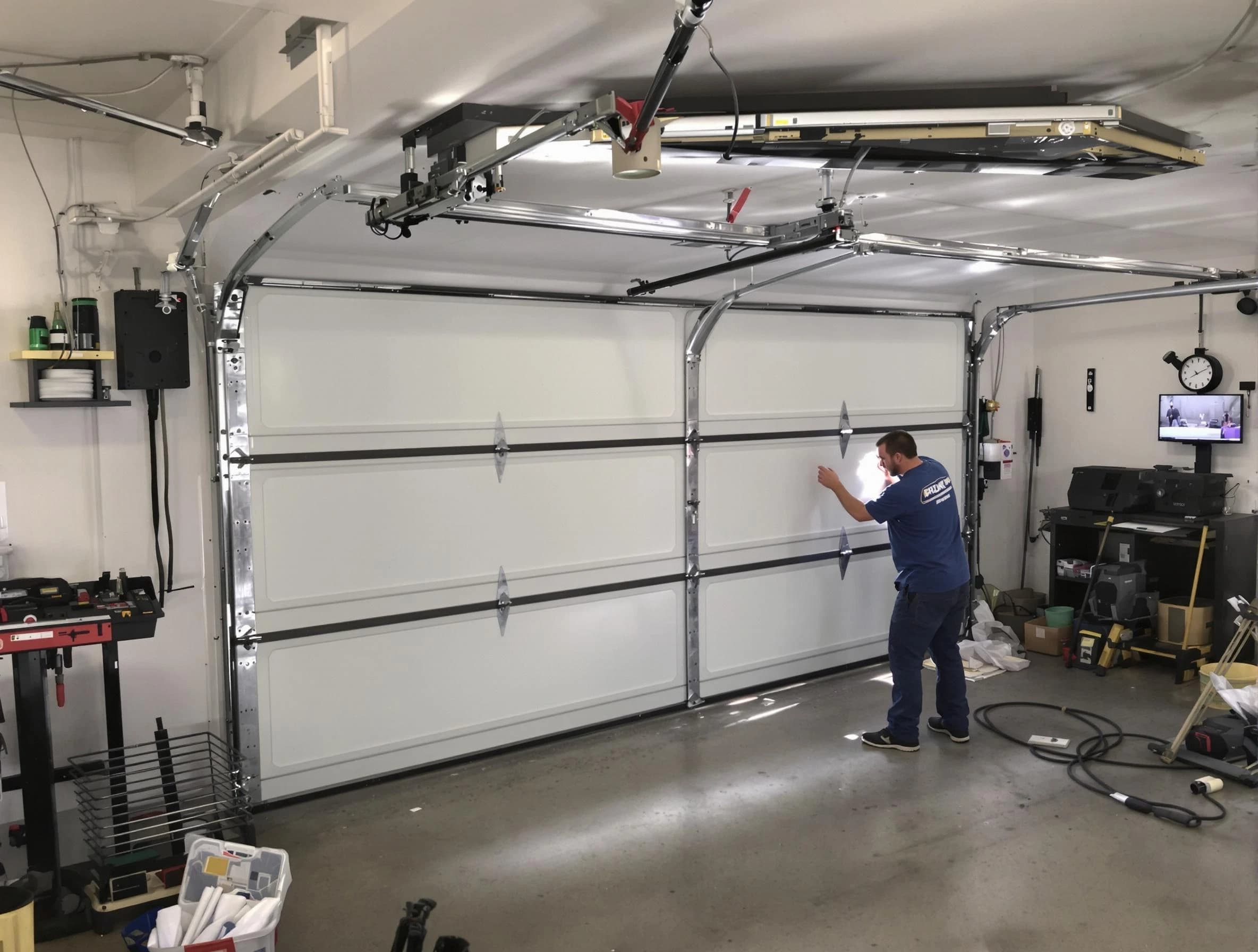 Professional garage door repair service by Rockwood Garage Door Repair in Rockwood