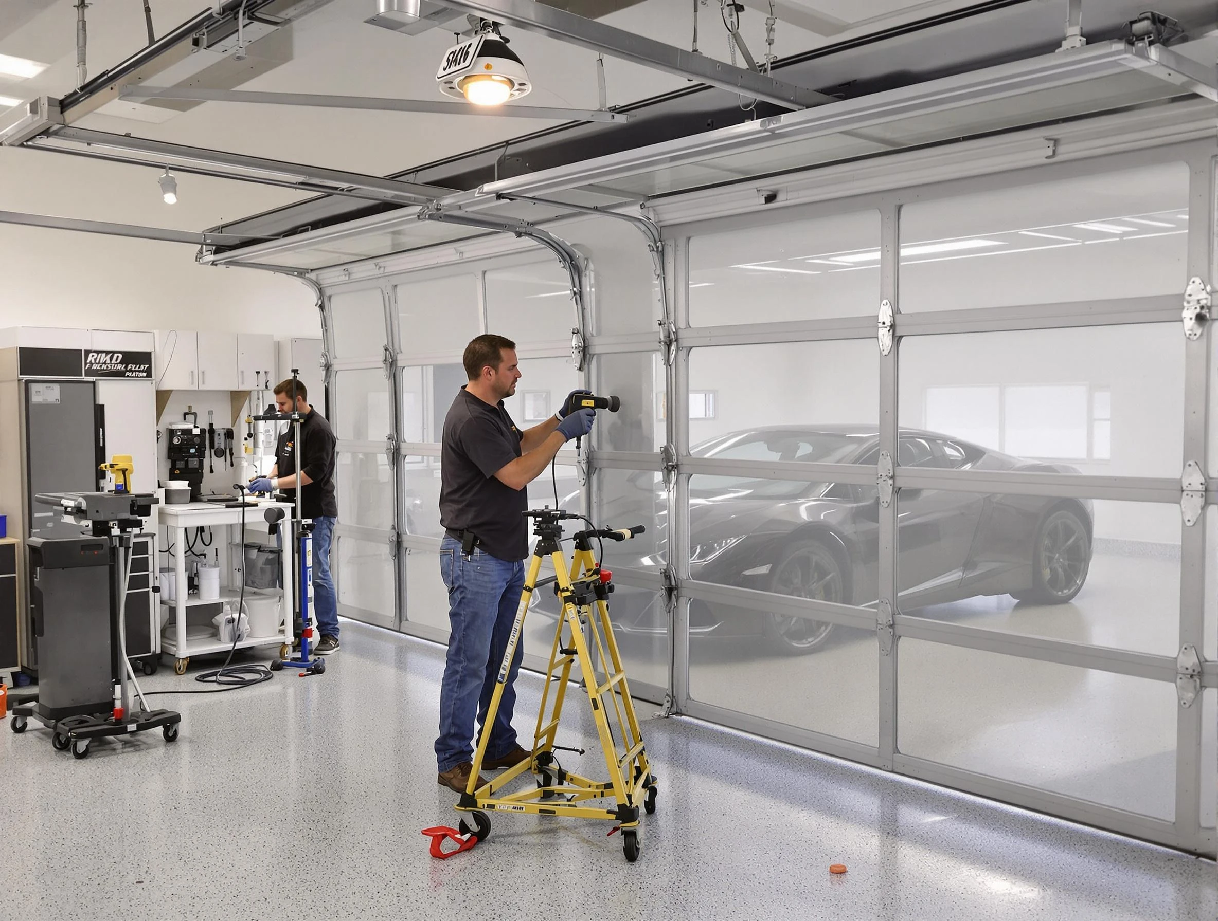 Garage Door Dents Repair in Rockwood