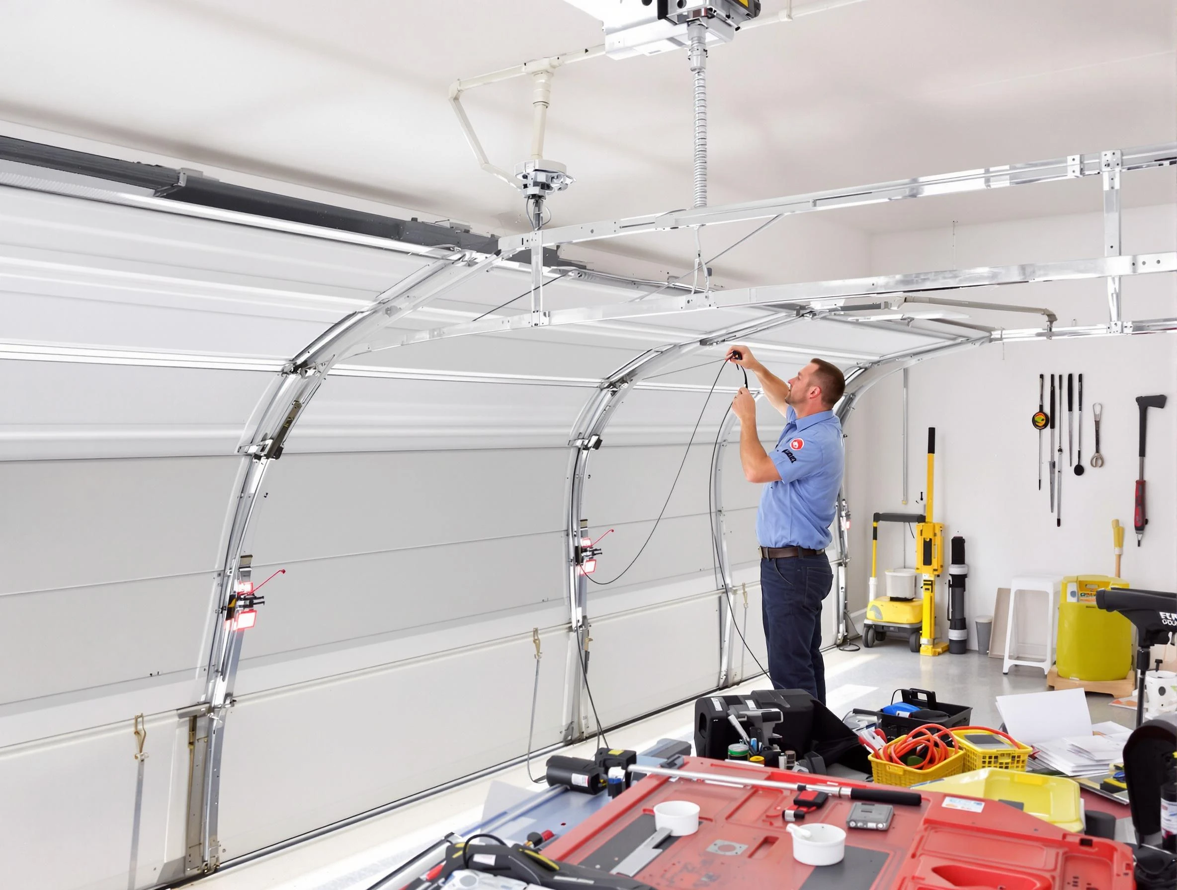Garage door cable repair service by Rockwood Garage Door Repair in Rockwood