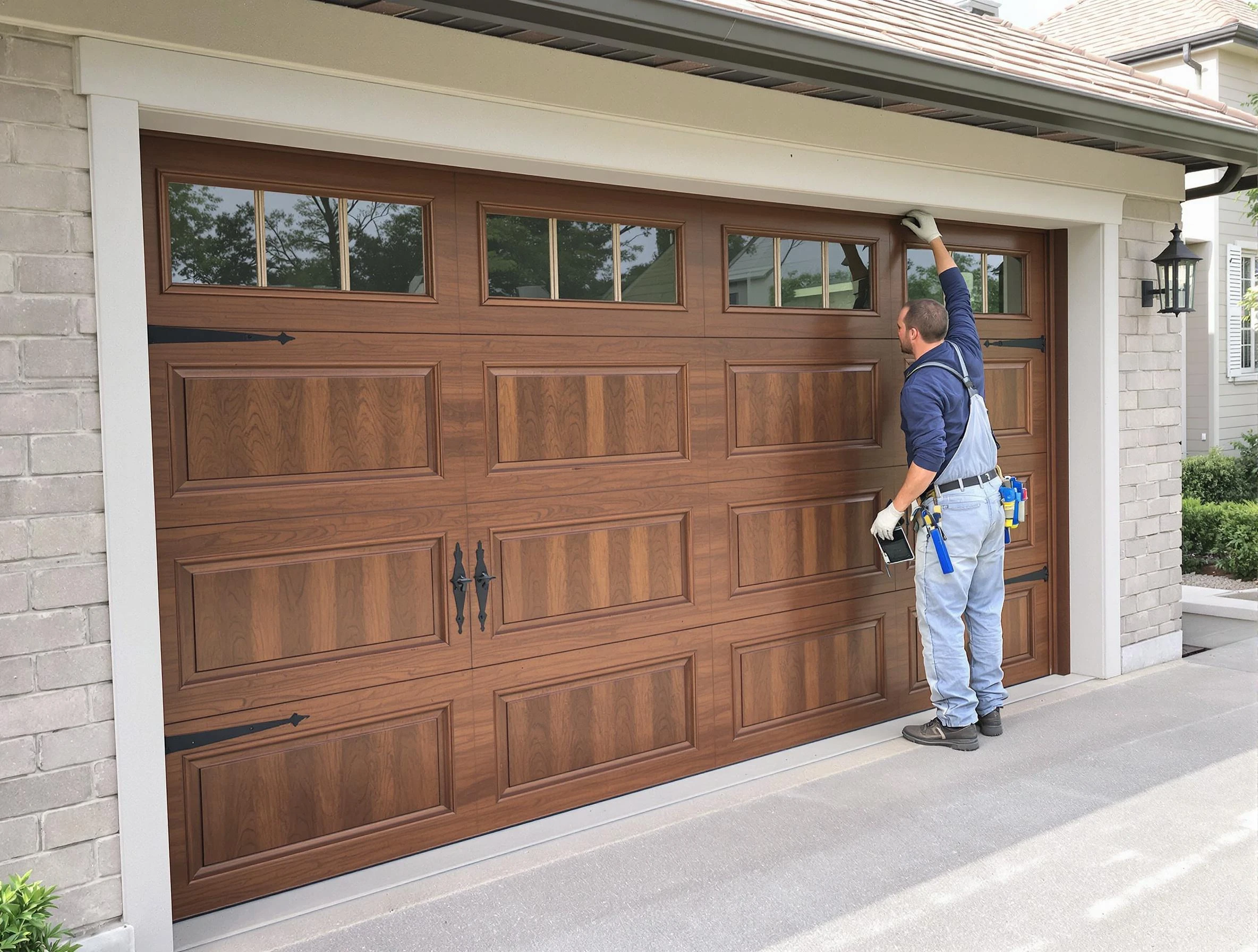 Custom garage door showcase by Rockwood Garage Door Repair in Rockwood
