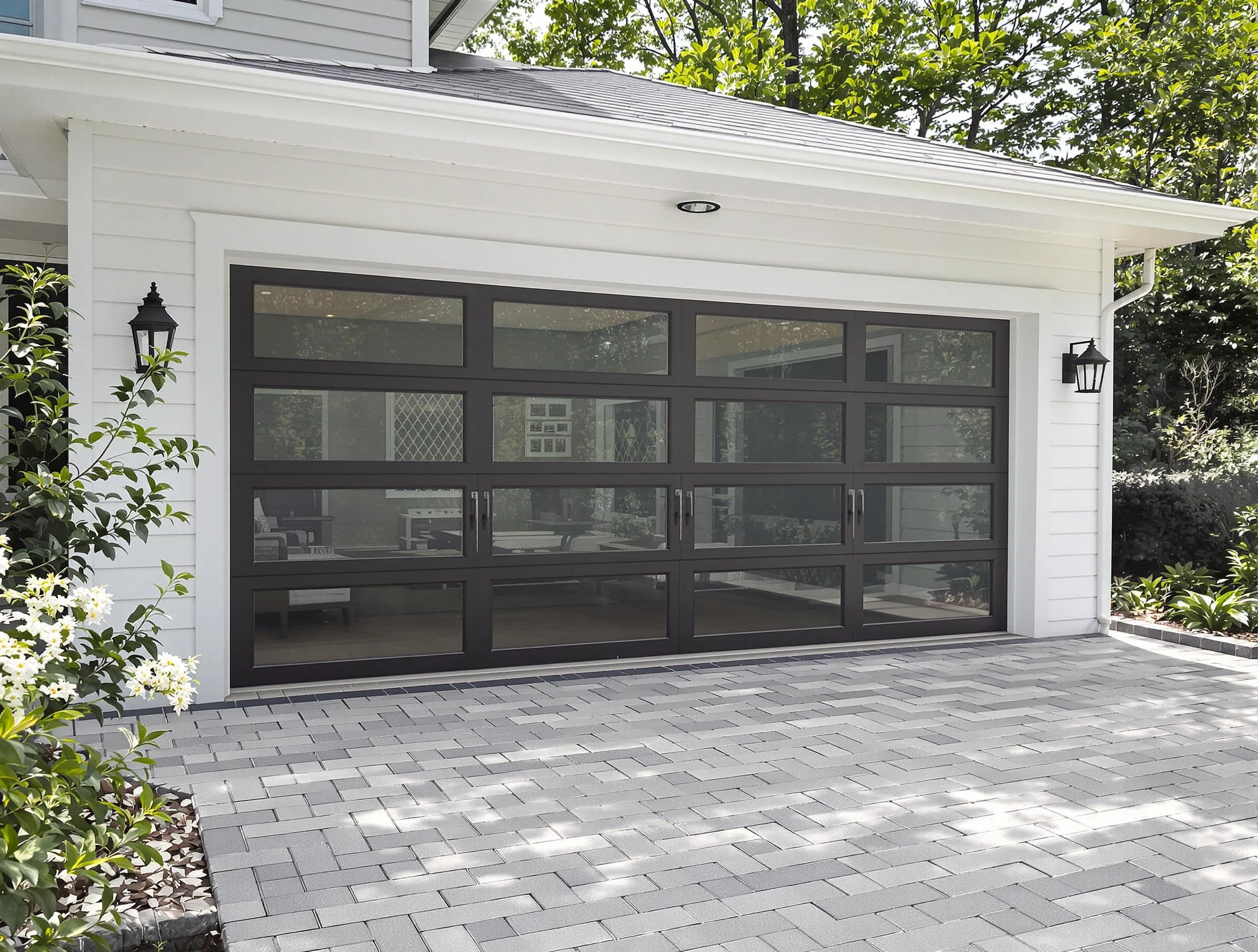 Rockwood Garage Door Repair design specialist presenting custom garage door options to Rockwood homeowner