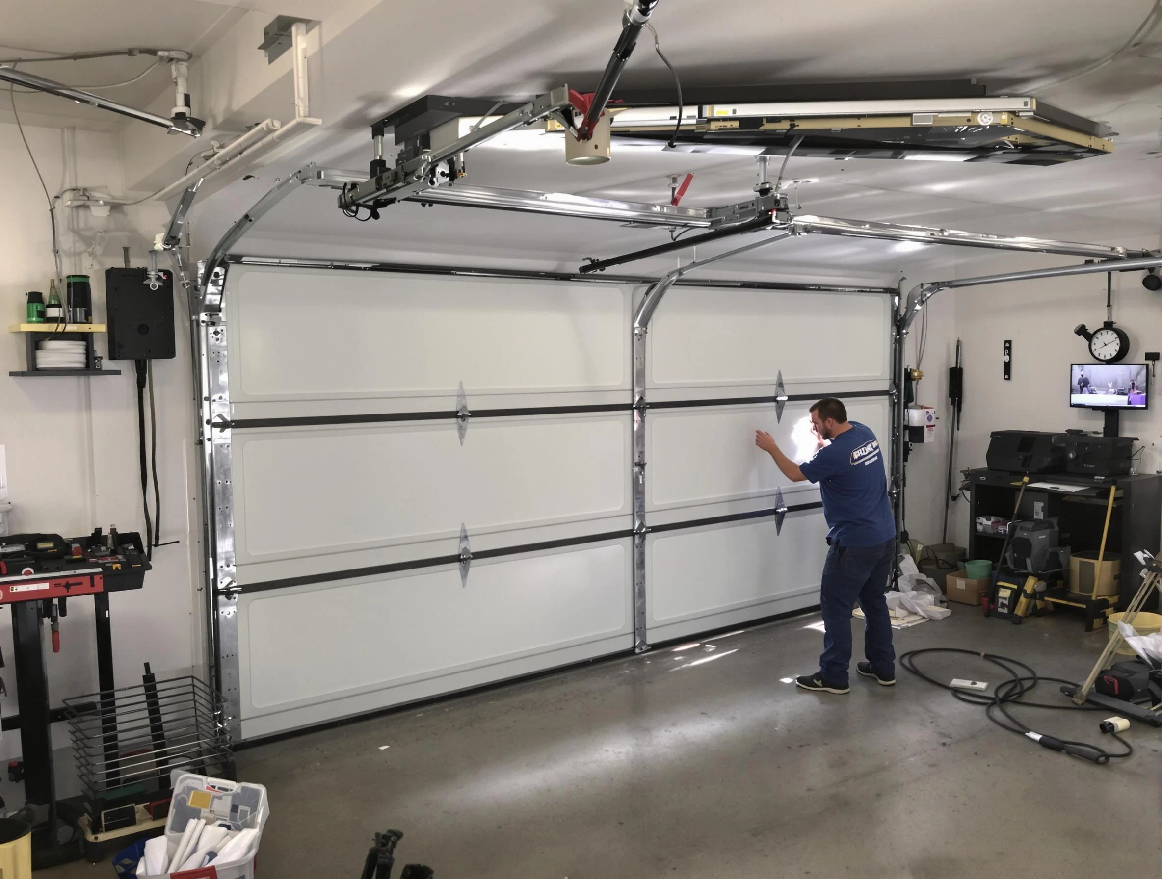 Professional garage door repair service by Rockwood Garage Door Repair in Rockwood
