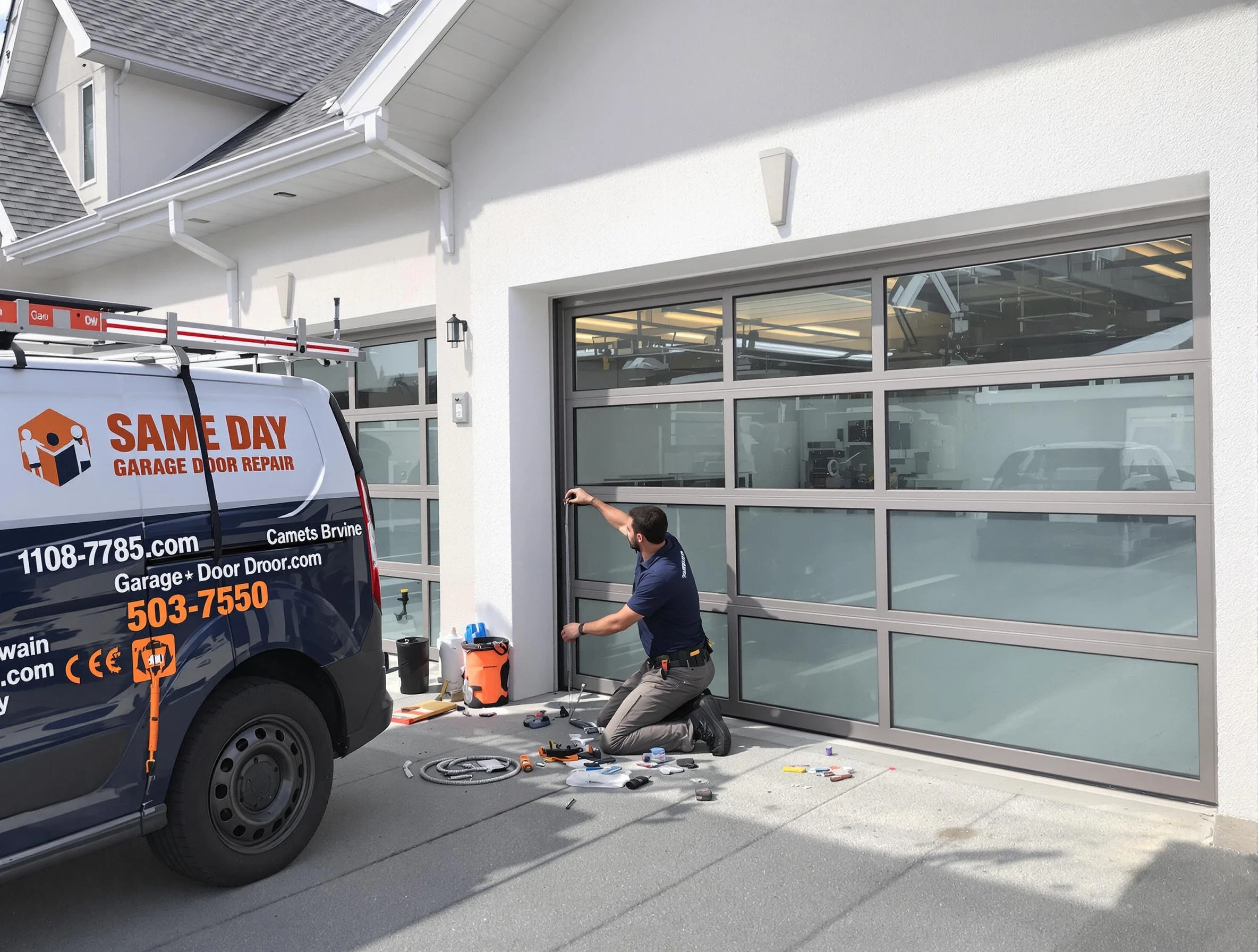 Same-day garage door repair service by Rockwood Garage Door Repair in Rockwood